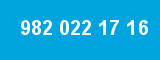 982 022 17 16 982 022 17 16